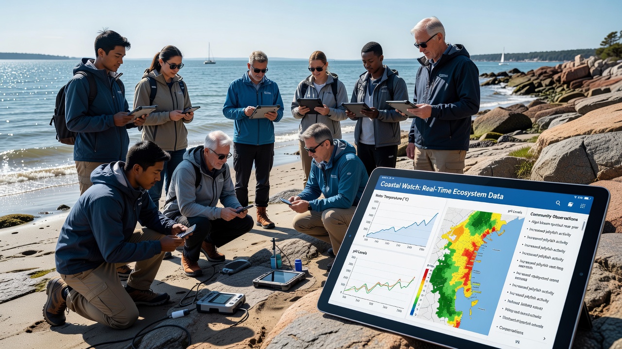 Citizen Science Platforms Connecting Residents with Real-Time Data on Coastal Ecosystem Health