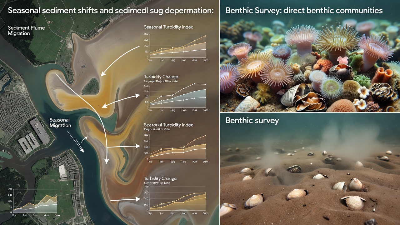 Tracking Seasonal Sediment Shifts and Their Effects on Benthic Communities in Protected Estuarine Zones